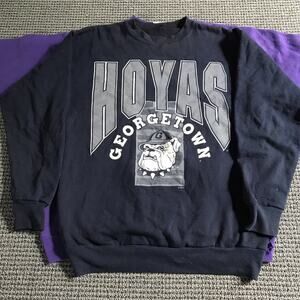 Georgetown Hoyas VINTAGE Crewneck Sweatshirt Adult Large Artex